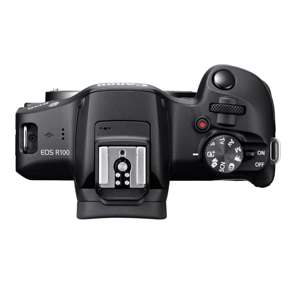 Canon EOS R100 Mirrorless Camera with RF-S 18-45mm Lens