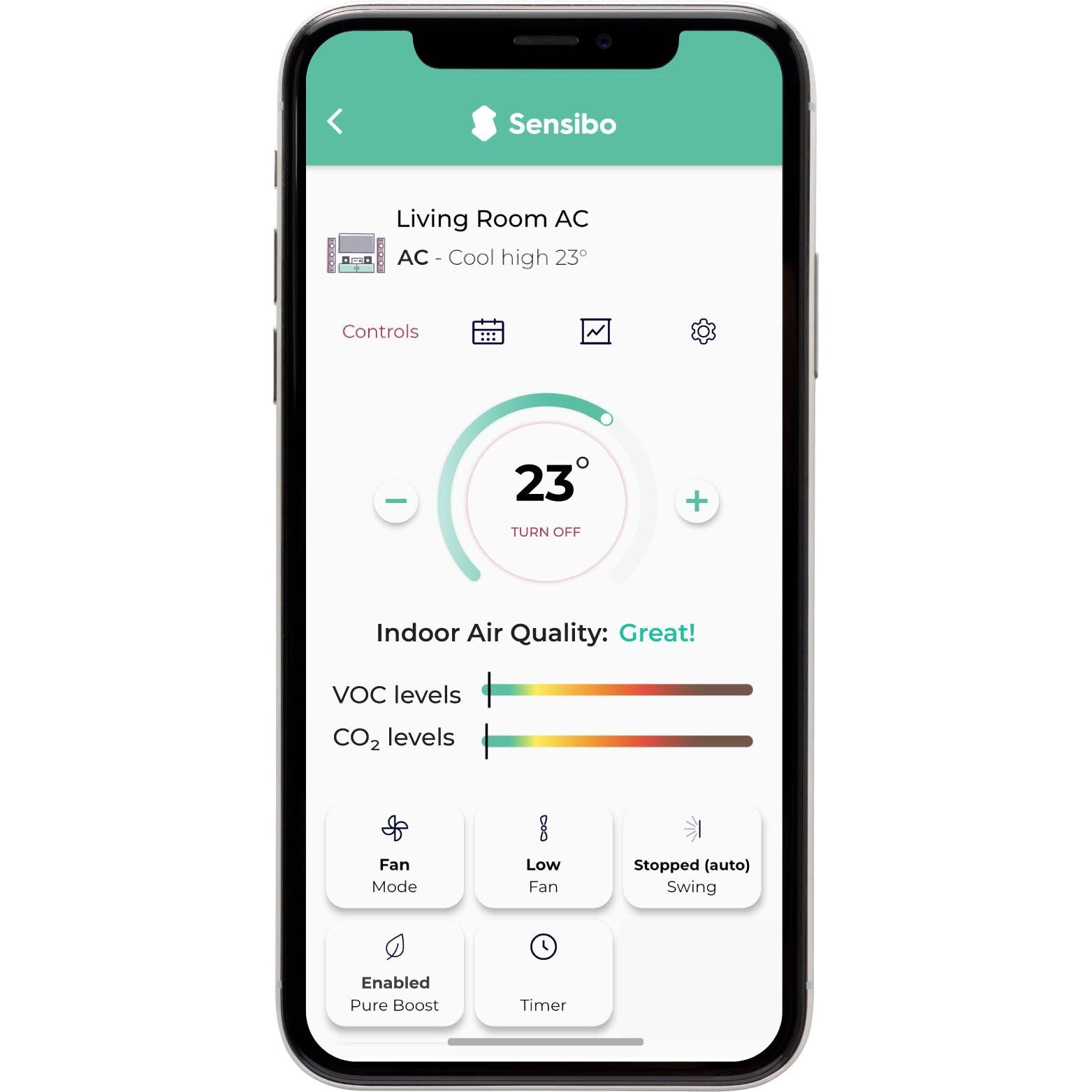 Sensibo Air Pro Wi-Fi Split System AC Controller w/ Air Quality Sensor