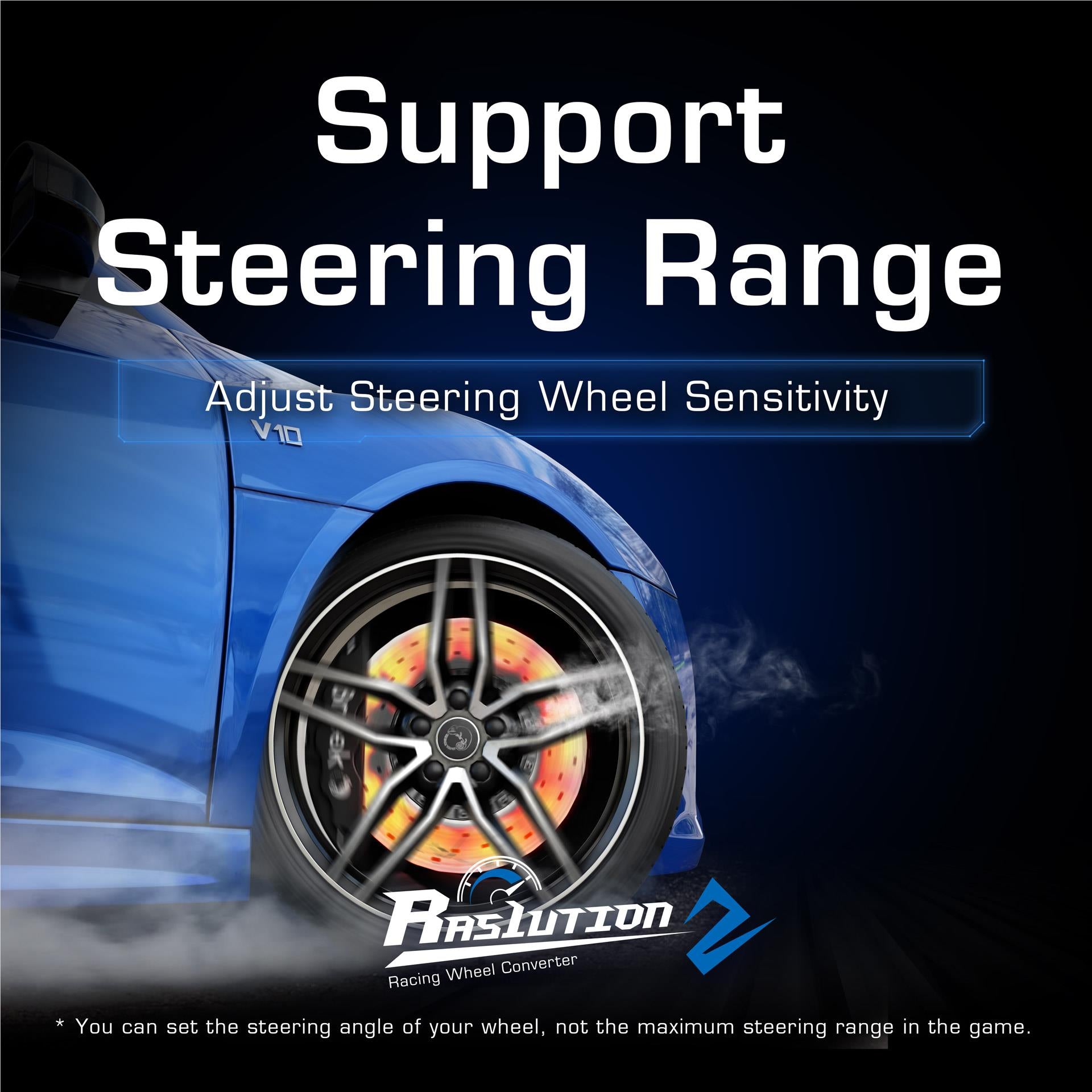 Brook Ras1ution 2 racing wheel converter in blue, image 12 - Electronic Gaming Accessories at Tech Supply Shed NZ