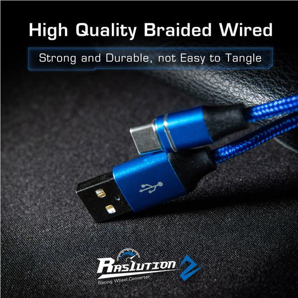 Brook Ras1ution 2 racing wheel converter in blue, image 3 - Electronic Gaming Accessories at Tech Supply Shed NZ