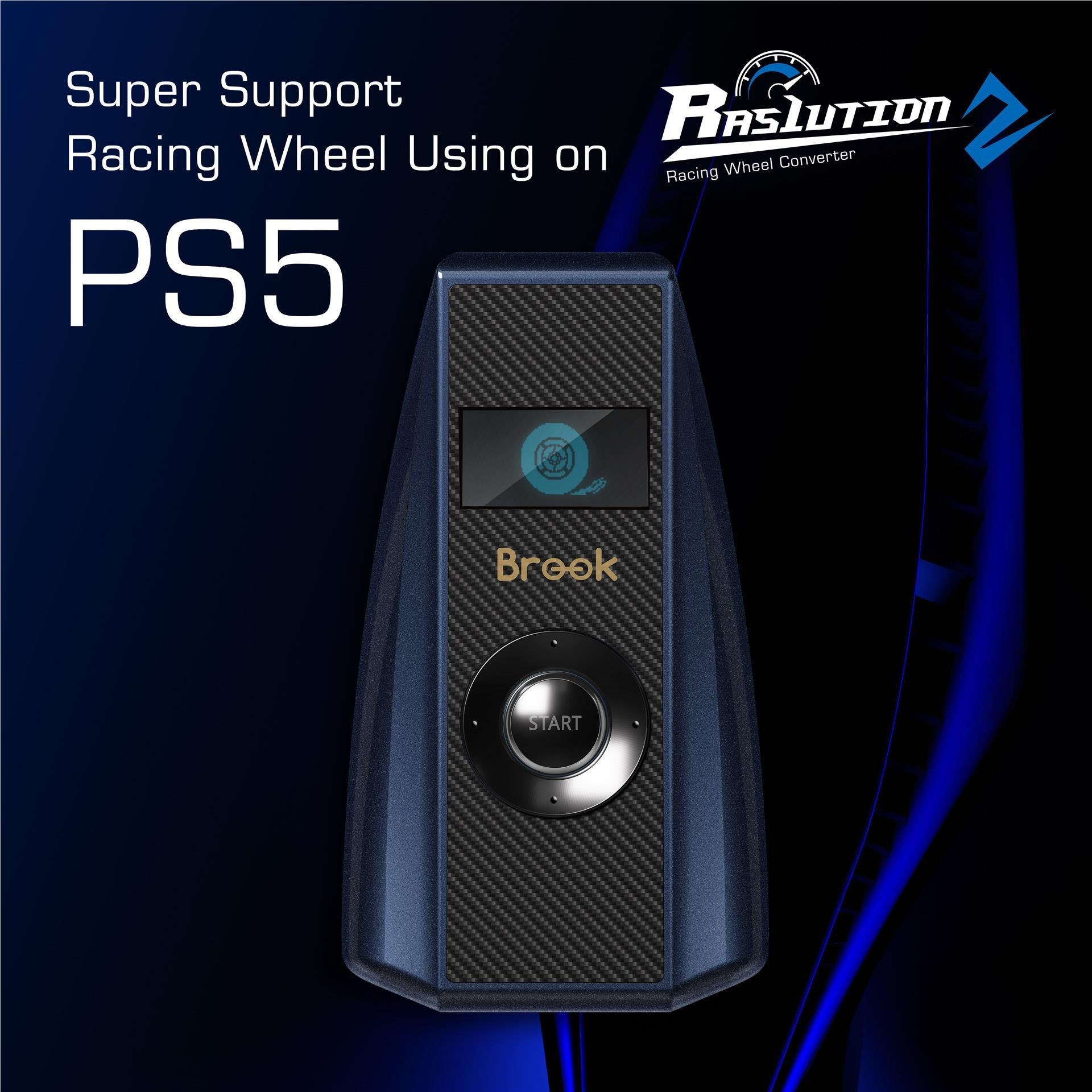 Brook Ras1ution 2 racing wheel converter in blue, image 4 - Electronic Gaming Accessories at Tech Supply Shed NZ