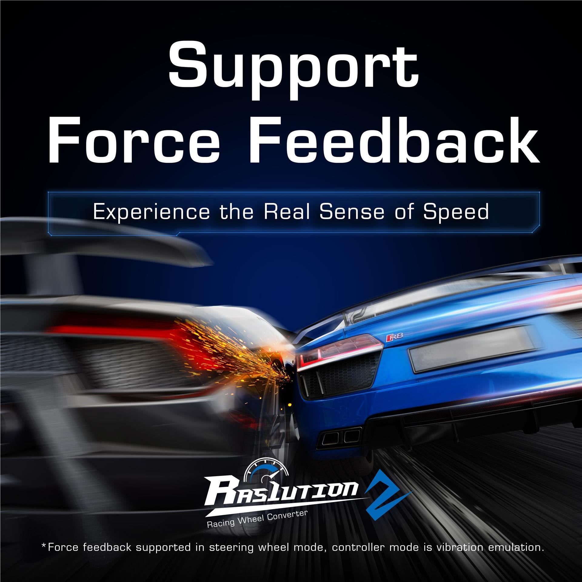 Brook Ras1ution 2 racing wheel converter in blue, image 8 - Electronic Gaming Accessories at Tech Supply Shed NZ