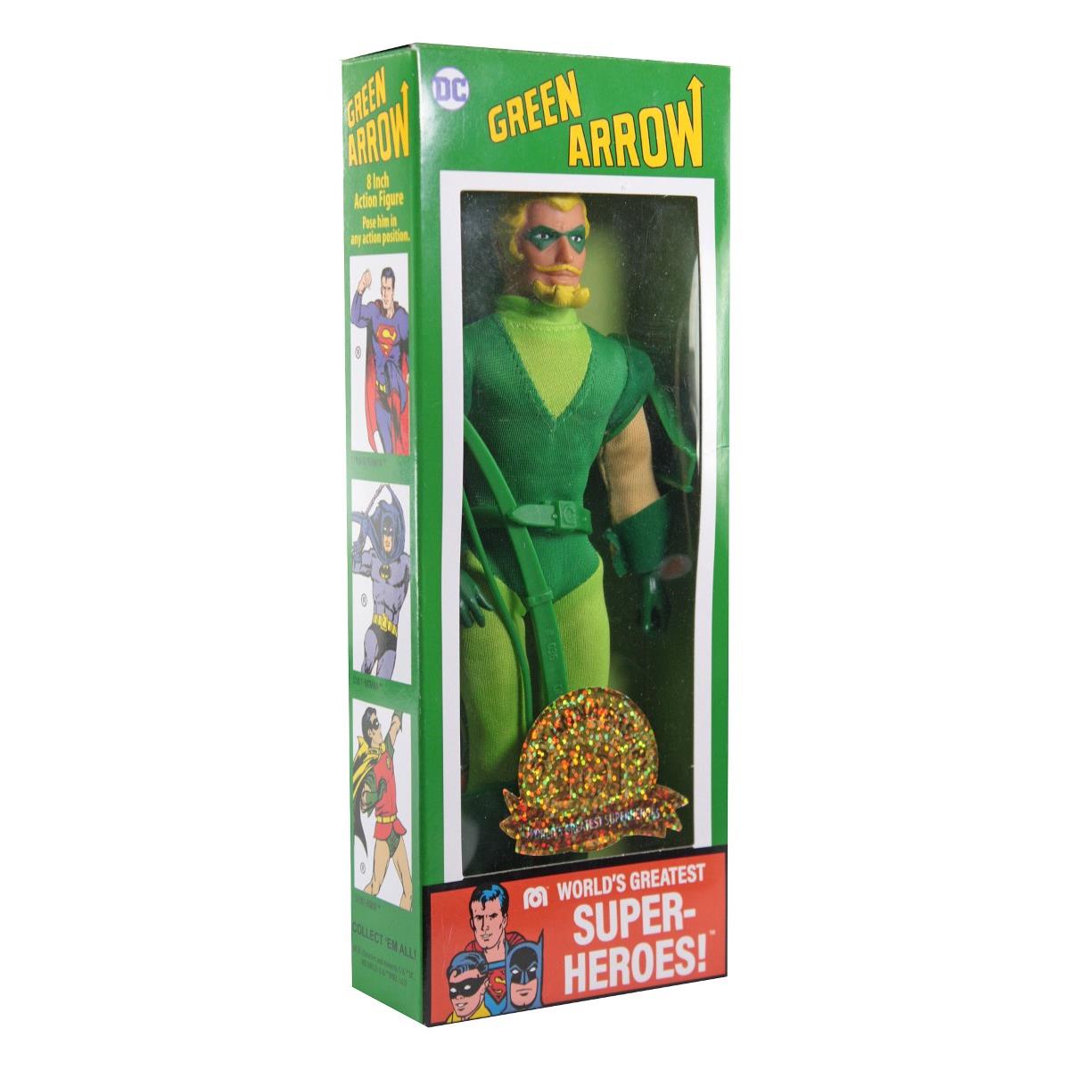 Mego 8" Action Figure - World's Greatest Super-Heroes 50th Anniversary (Green Arrow)