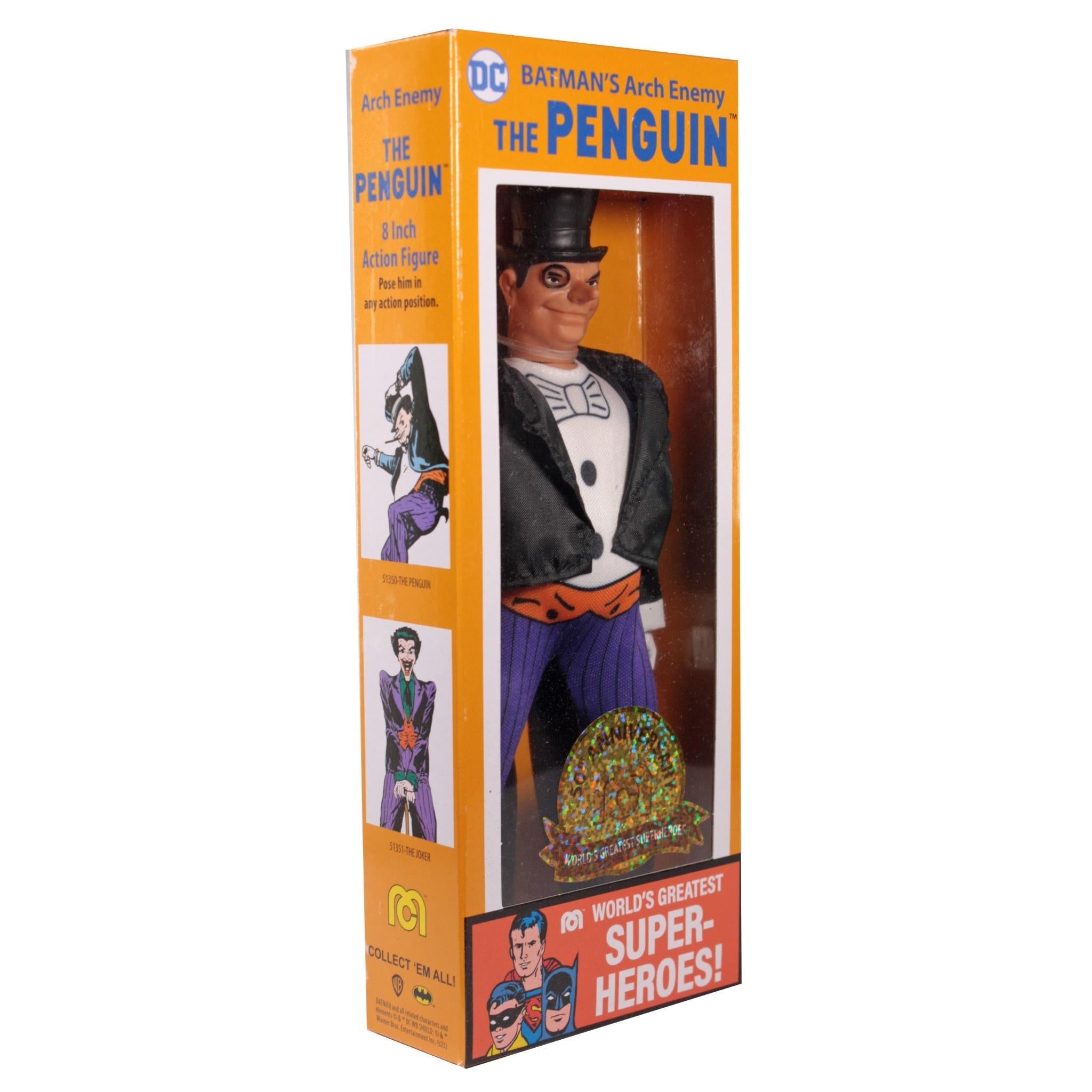 Mego 8" Action Figure - World's Greatest Super-Heroes 50th Anniversary (The Penguin)