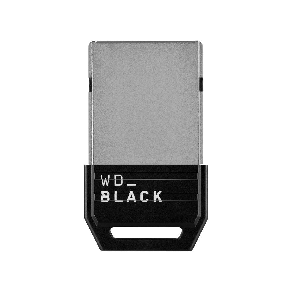 WD_BLACK C50 expansion card, metal back panel with WD_BLACK label front section