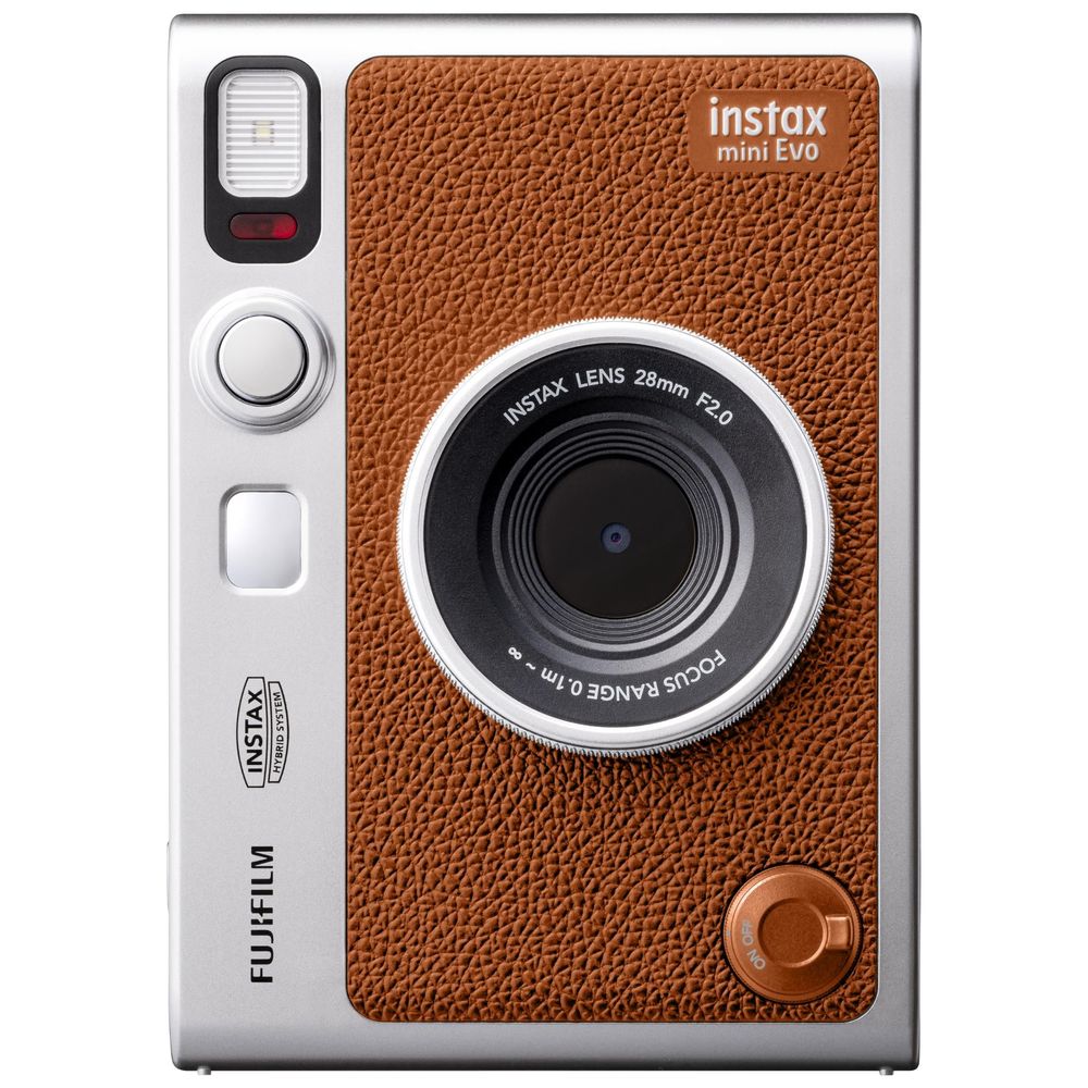 Fujifilm instax mini EVO C Instant Camera (Brown)