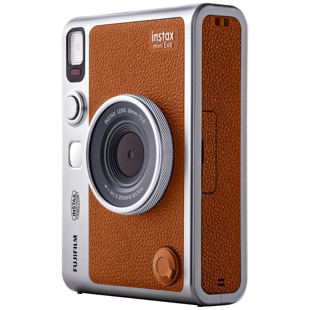 Fujifilm instax mini EVO C Instant Camera (Brown)