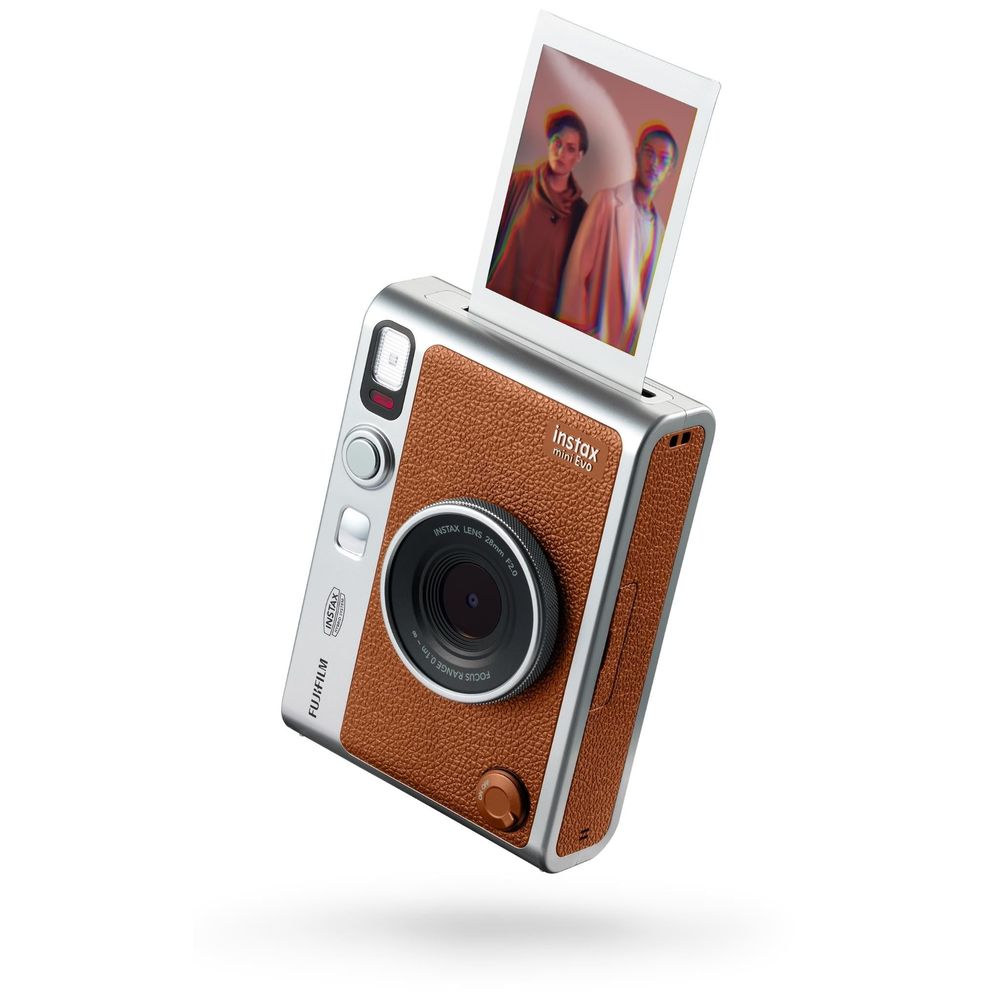 Fujifilm instax mini EVO C Instant Camera (Brown)