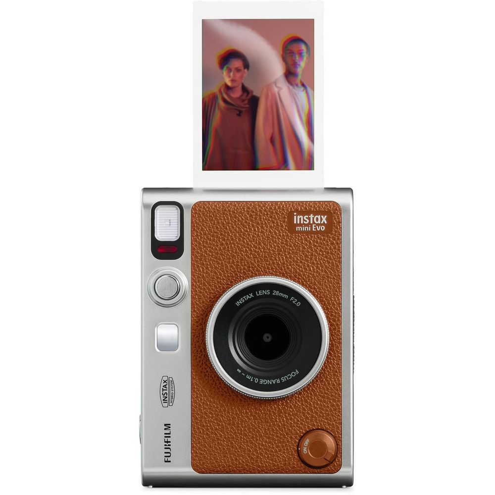 Fujifilm instax mini EVO C Instant Camera (Brown)