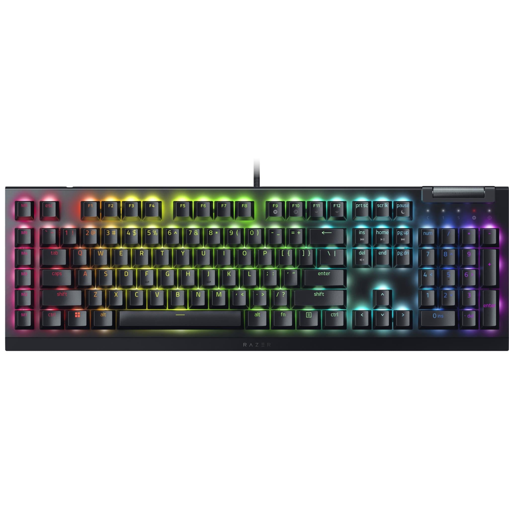 Razer BlackWidow V4 X Mechanical Gaming Keyboard (Green/Clicky)
