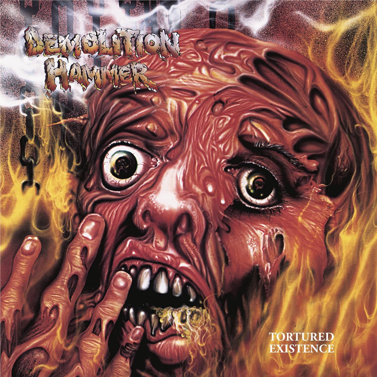 Tortured Existence (Blue Vinyl) - By: Demolition Hammer