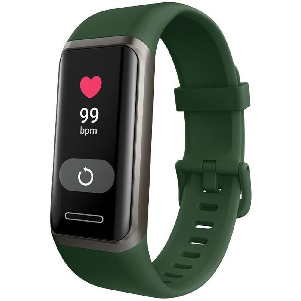Ryze ELEVATE Fitness & Wellbeing Smart Watch with Alexa (Dark Grey/Black)