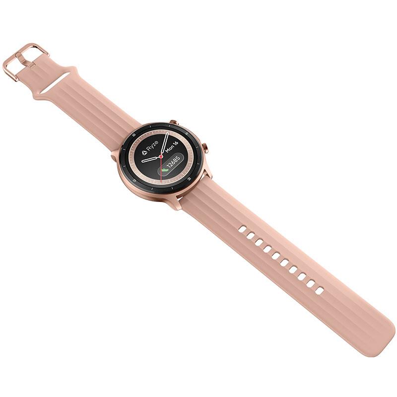 Ryze Flex Fitness & Wellbeing Smart Watch (Rose Gold/Pink)