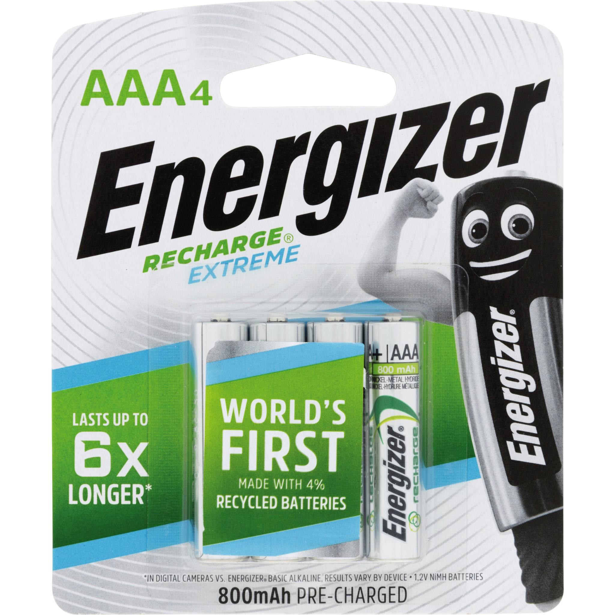 Energizer Rechargeable AAA Battery (4 Pack)
