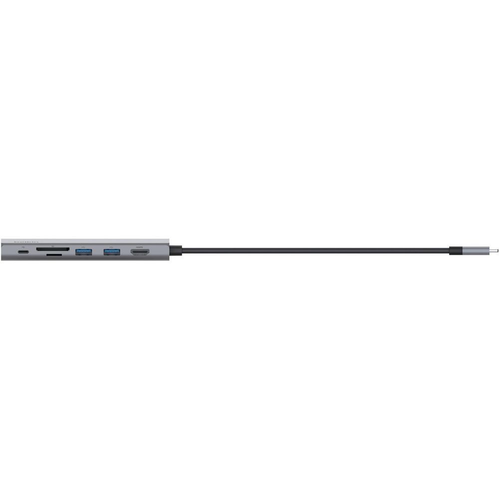 Belkin Connect USB-C 7-in-1 adapter with multiple USB ports and card slot