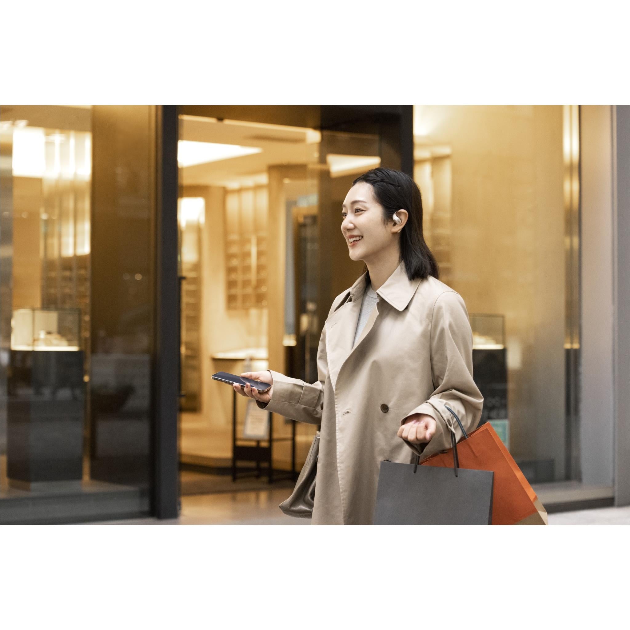 Shokz OpenFit True Wireless Earphones (Beige)