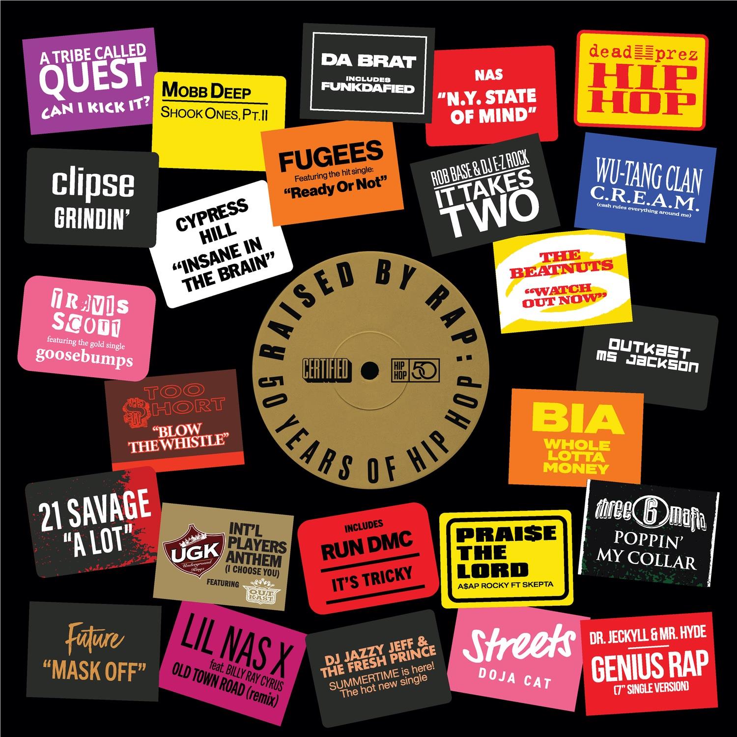 Raised by Rap: 50 Years of Hip Hop (Vinyl) - By: Various Artists
