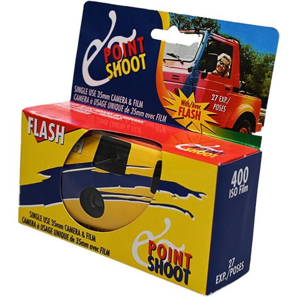 Point Shoot Disposable Film Camera with Flash