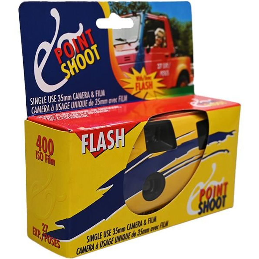 Point Shoot Disposable Film Camera with Flash