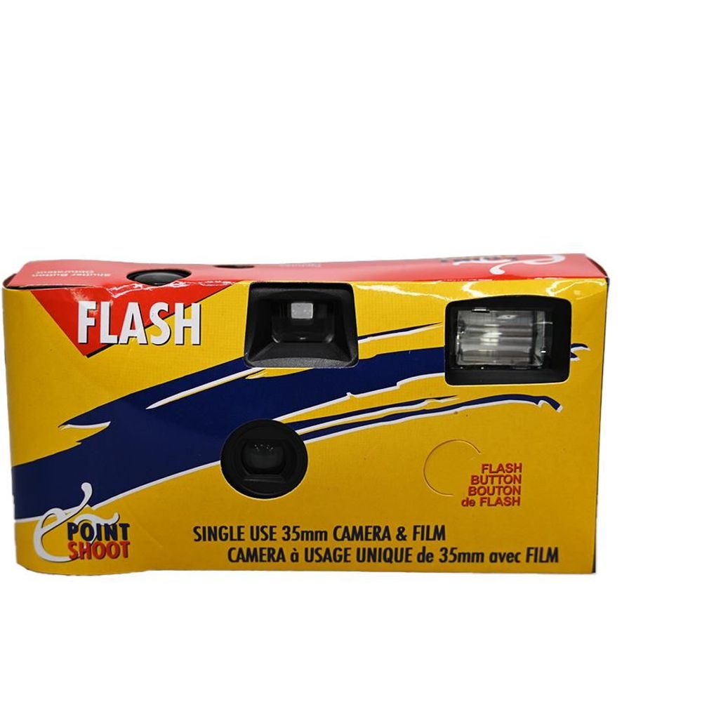 Point Shoot Disposable Film Camera with Flash