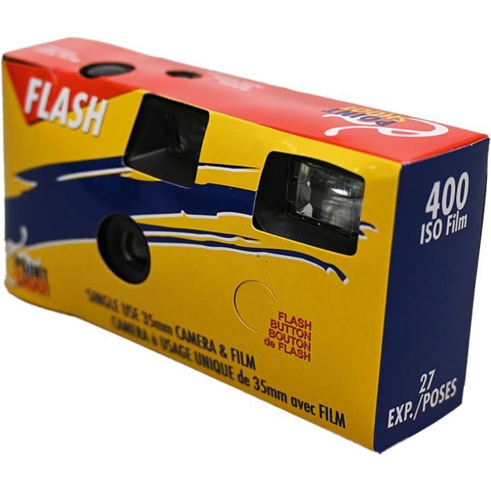 Point Shoot Disposable Film Camera with Flash