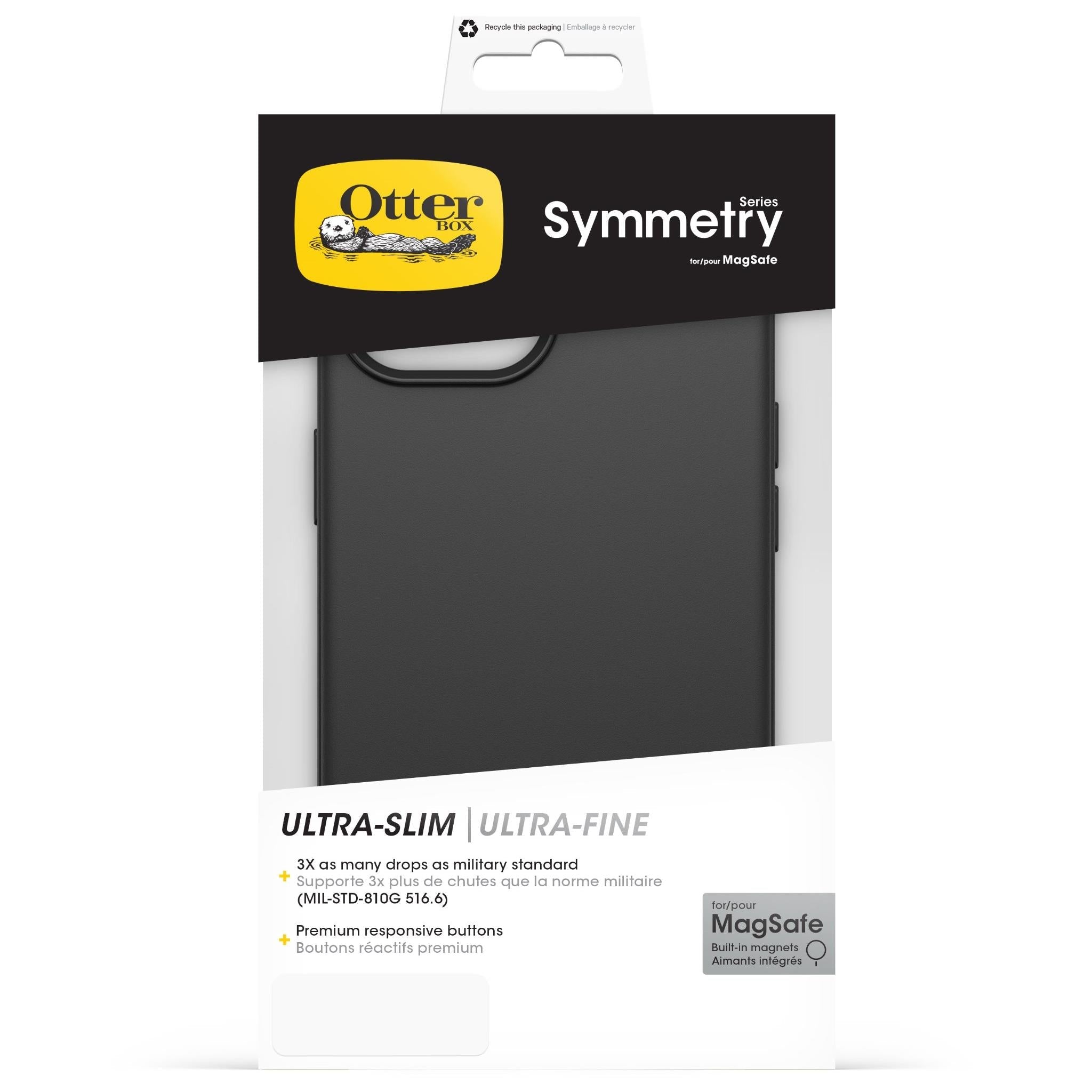 OtterBox Symmetry Plus - iPhone 15/14/13 - Black