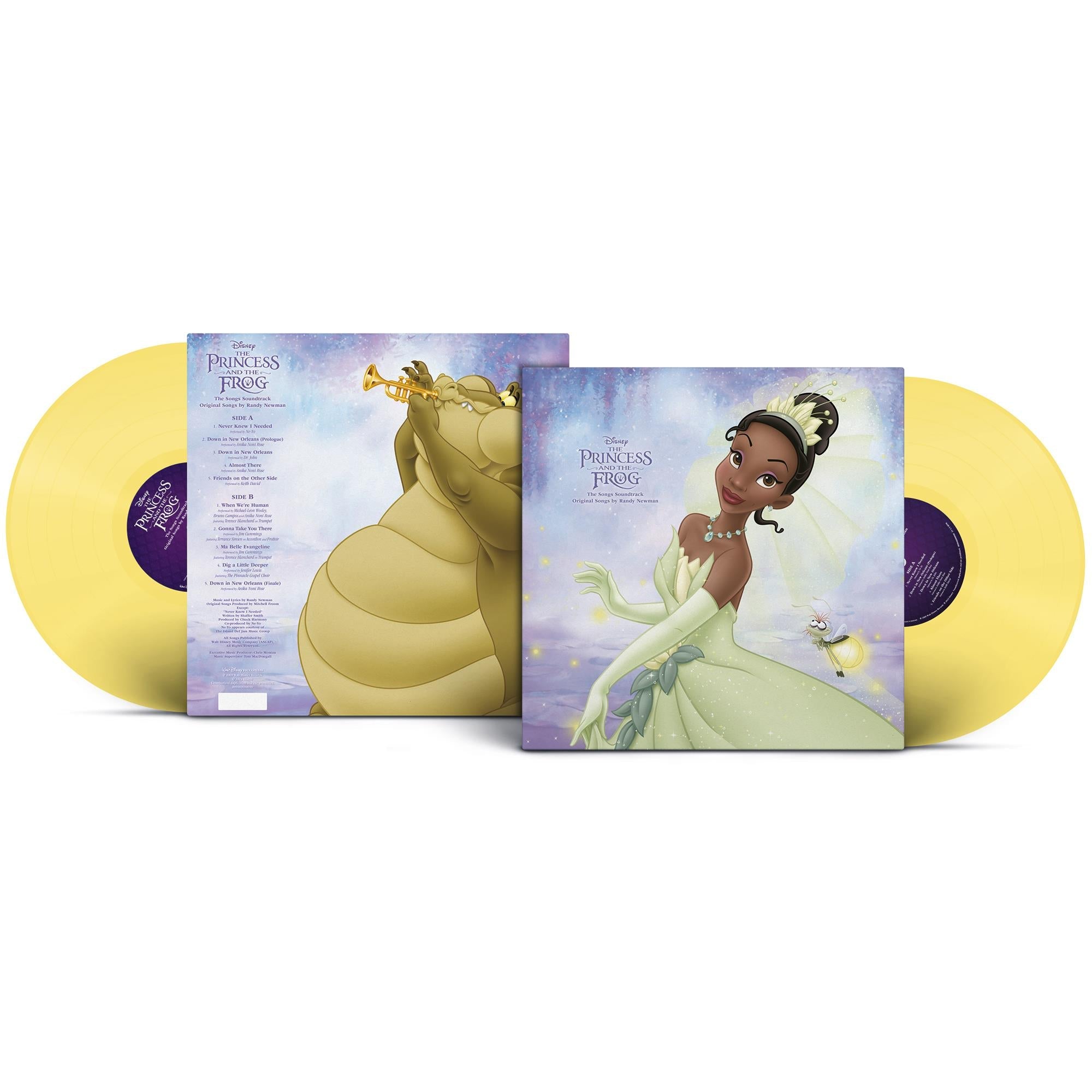 Princess and the Frog: The Songs Soundtrack (Lemon Yellow Vinyl) - By: Soundtrack