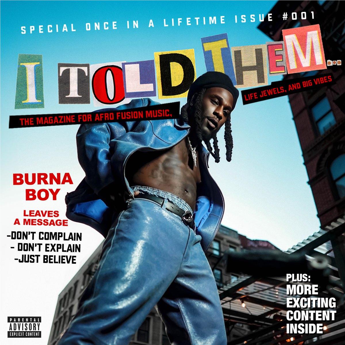 I Told Them..., By: Burna Boy