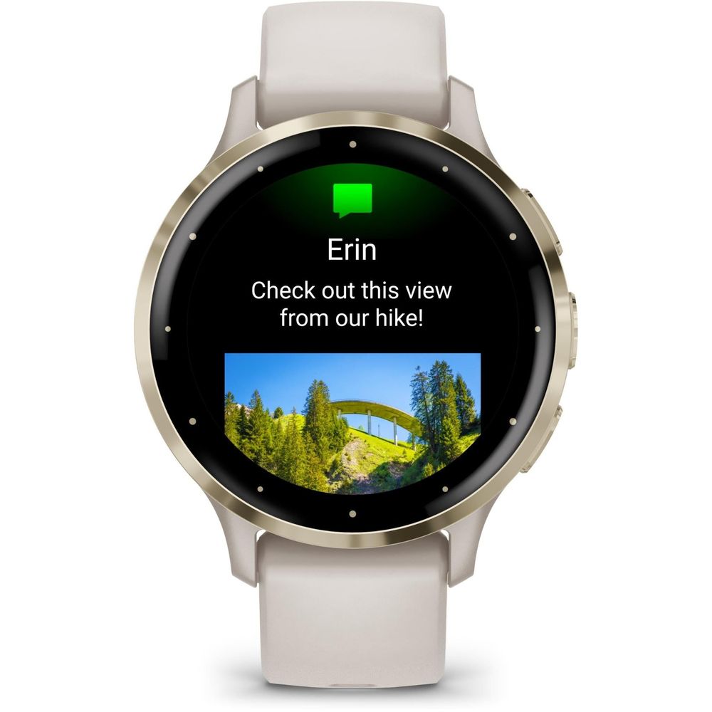 Garmin Venu 3S Sports Watch (Ivory/Soft Gold)