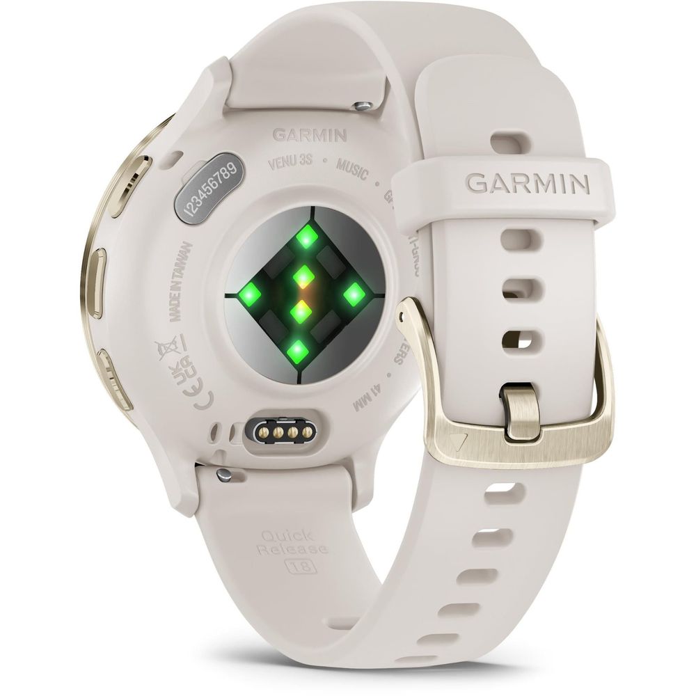 Garmin Venu 3S Sports Watch (Ivory/Soft Gold)