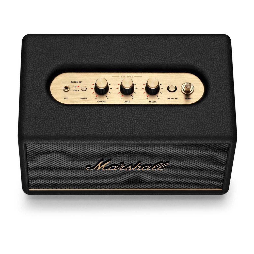 Marshall Acton III Wireless Bluetooth Speaker (Black)