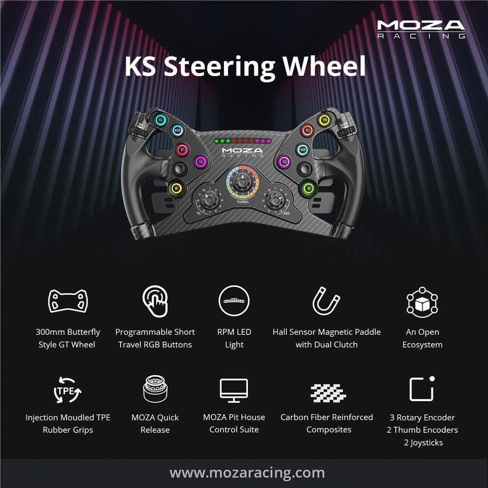 MOZA KS Steering Wheel