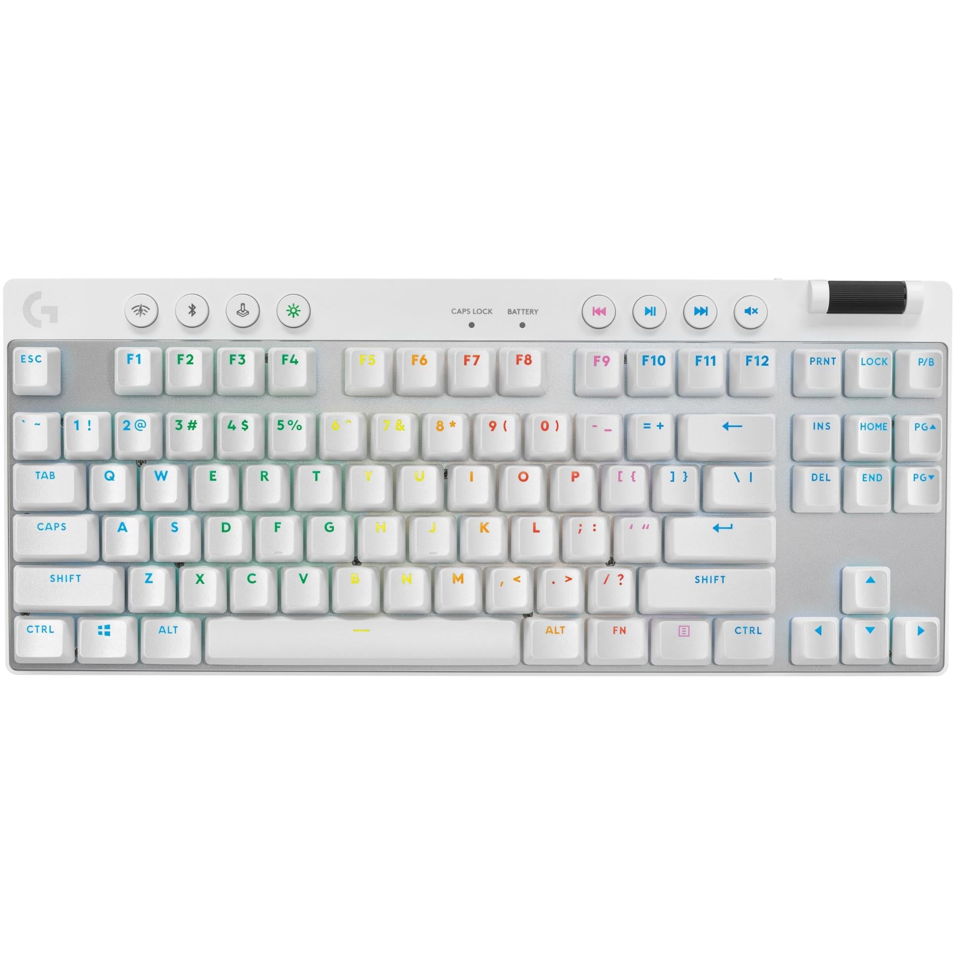 Logitech G PRO X TKL LIGHTSPEED Gaming Keyboard (White)