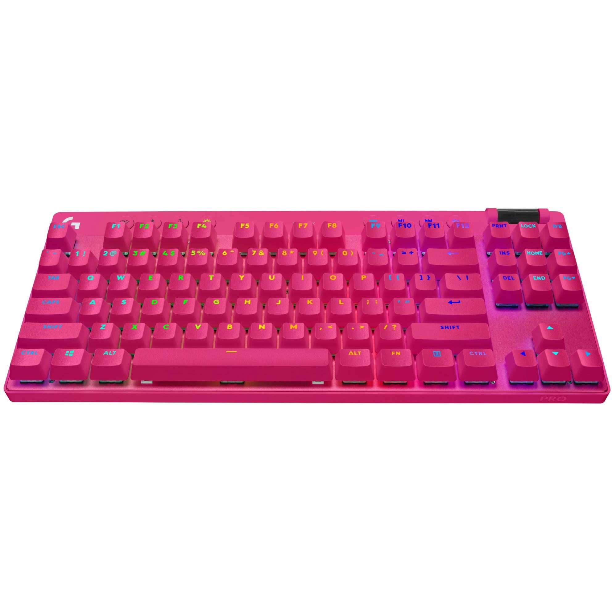 Logitech G PRO X TKL LIGHTSPEED Gaming Keyboard (Magenta)