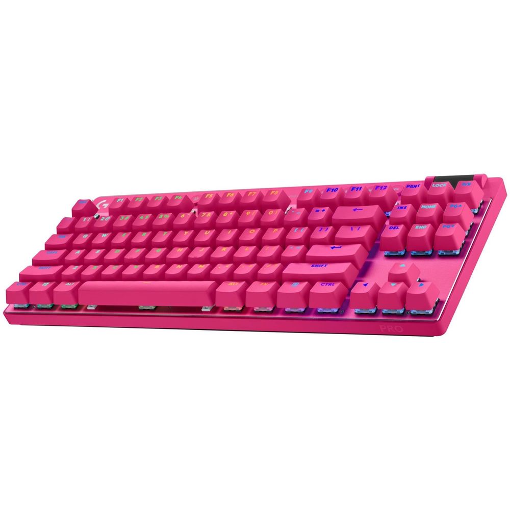 Logitech G PRO X TKL LIGHTSPEED Gaming Keyboard (Magenta)