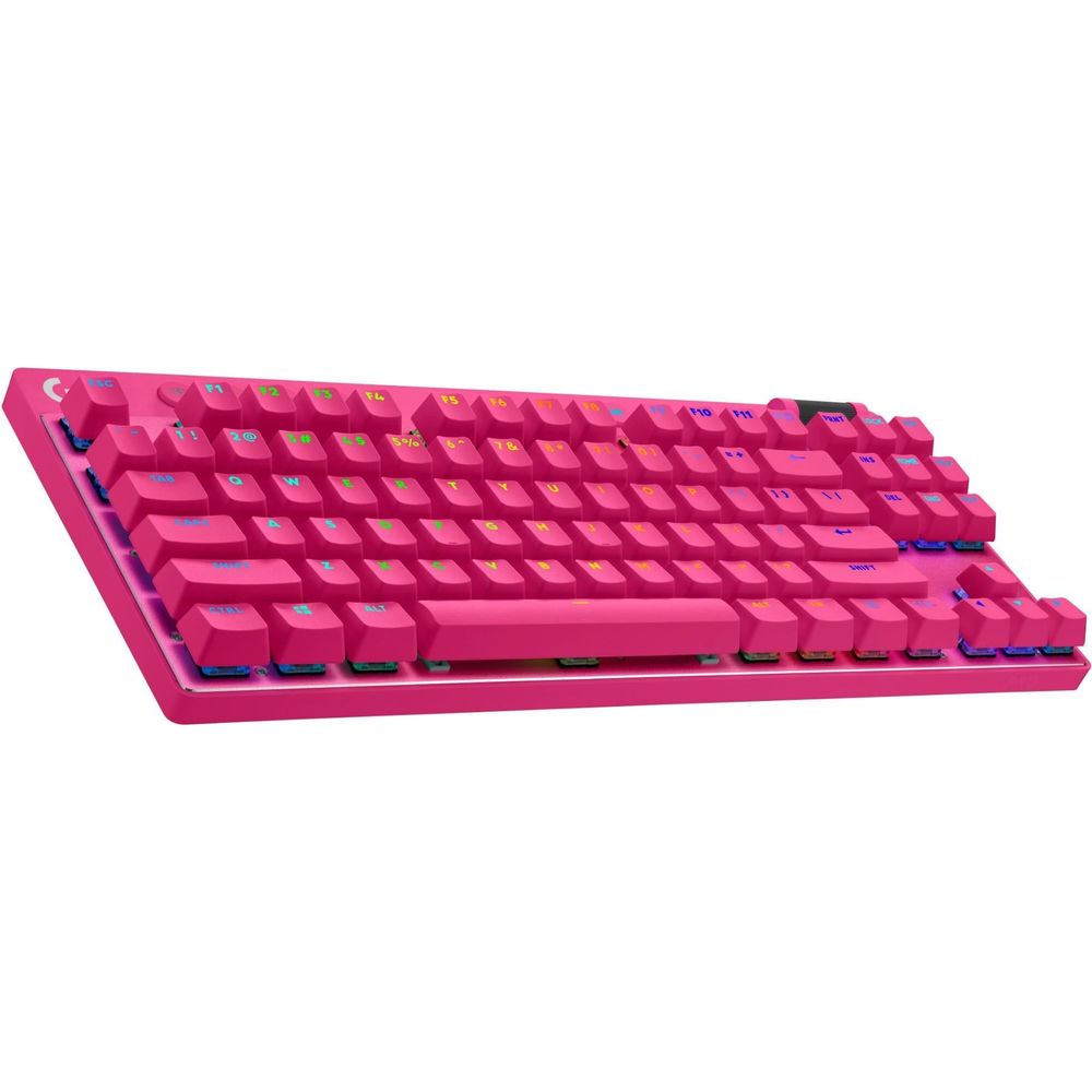 Logitech G PRO X TKL LIGHTSPEED Gaming Keyboard (Magenta)