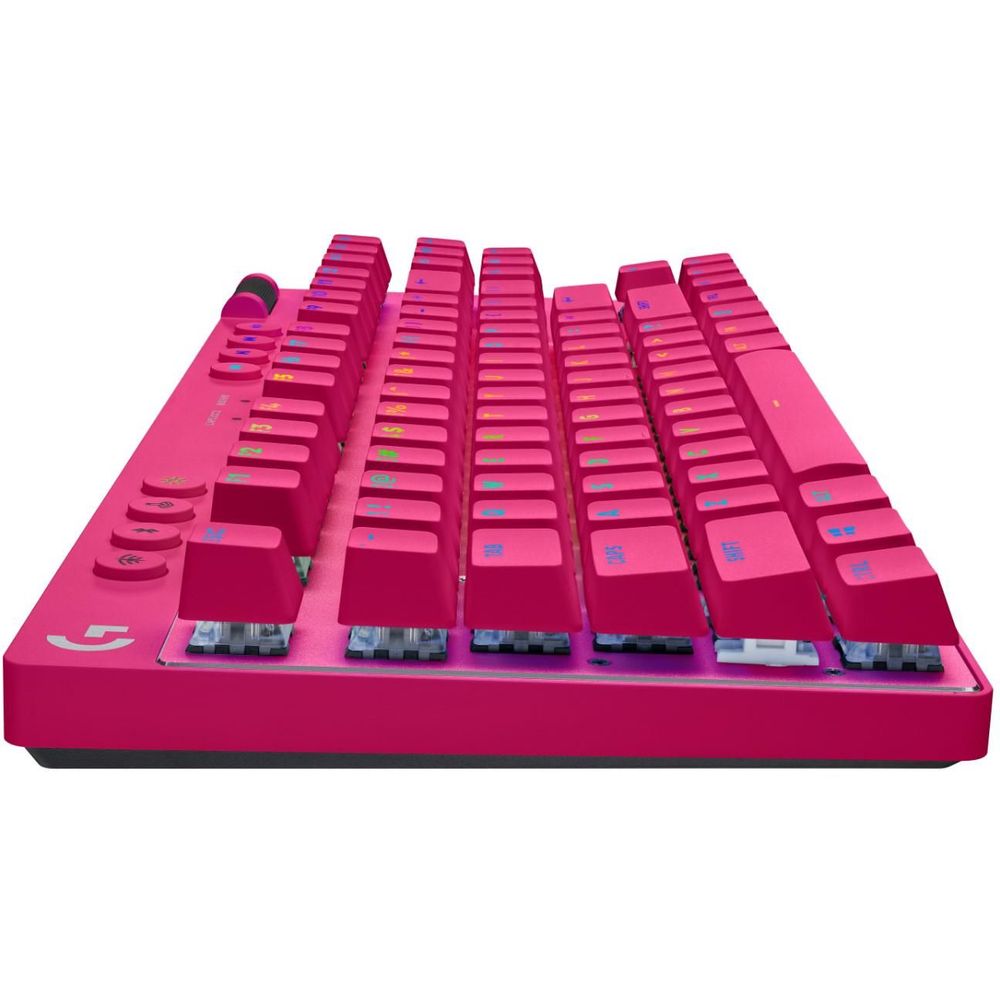 Logitech G PRO X TKL LIGHTSPEED Gaming Keyboard (Magenta)