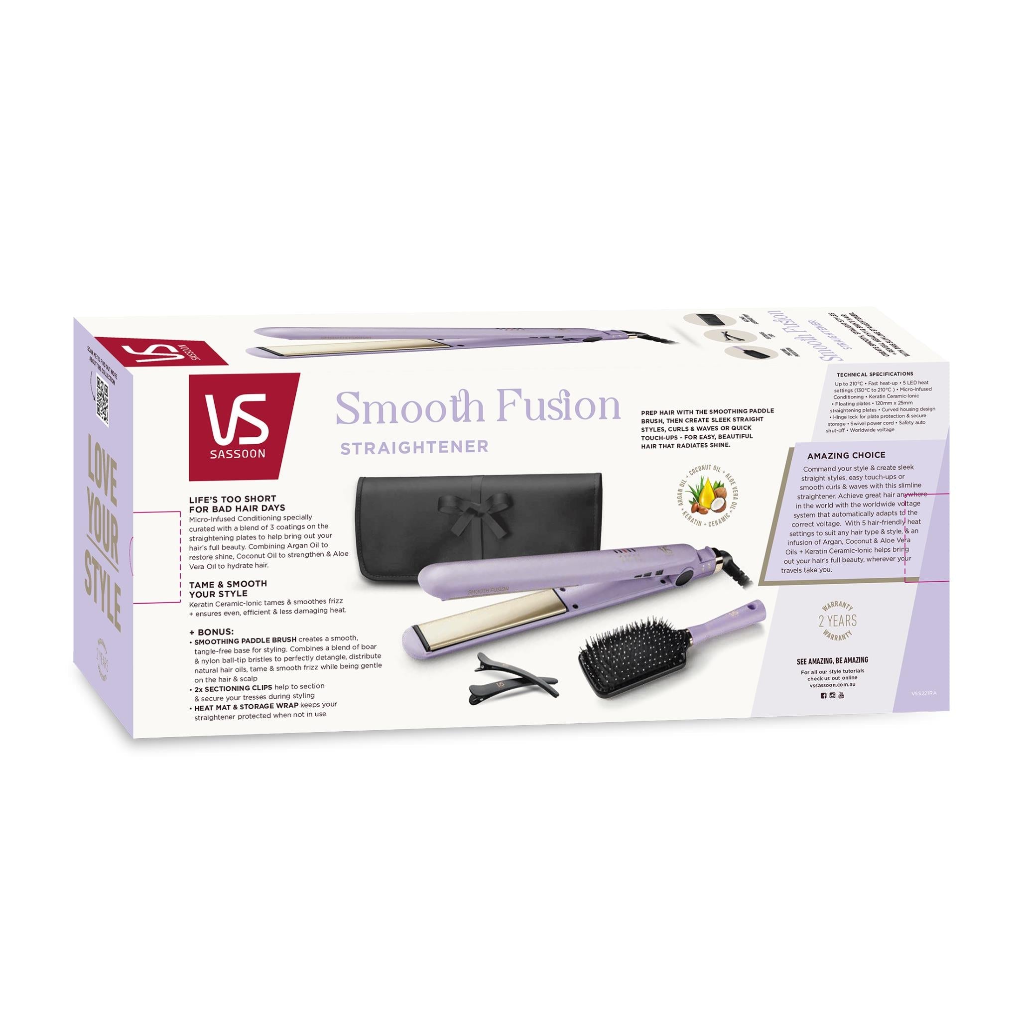 VS Sassoon Smooth Fusion Straightener