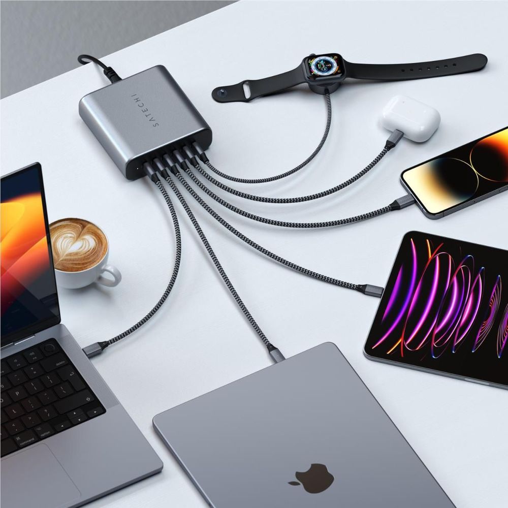 Satechi 200W USB-C 6-port GaN Charger