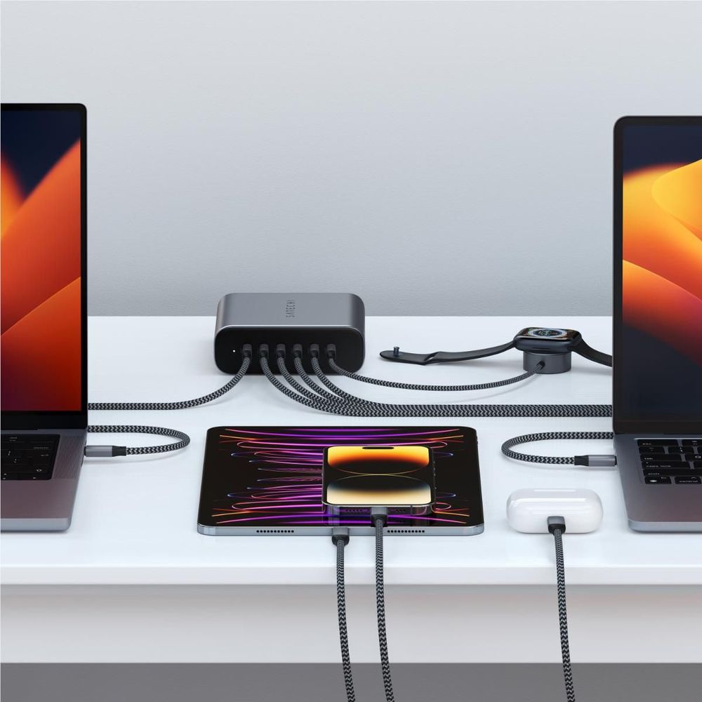 Satechi 200W USB-C 6-port GaN Charger