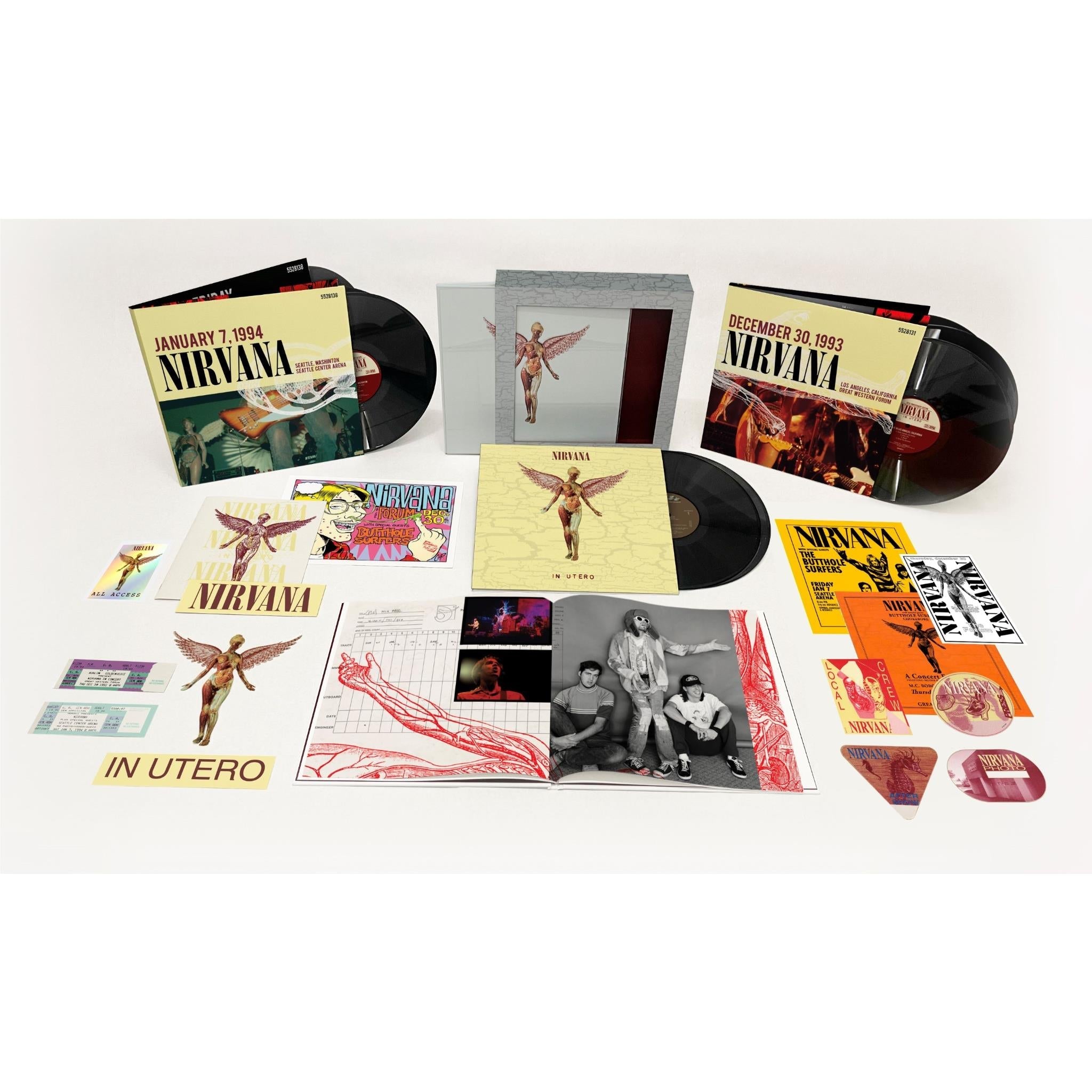 In Utero: 30th Anniversary Edition (Super Deluxe Vinyl Box Set) - By: Nirvana