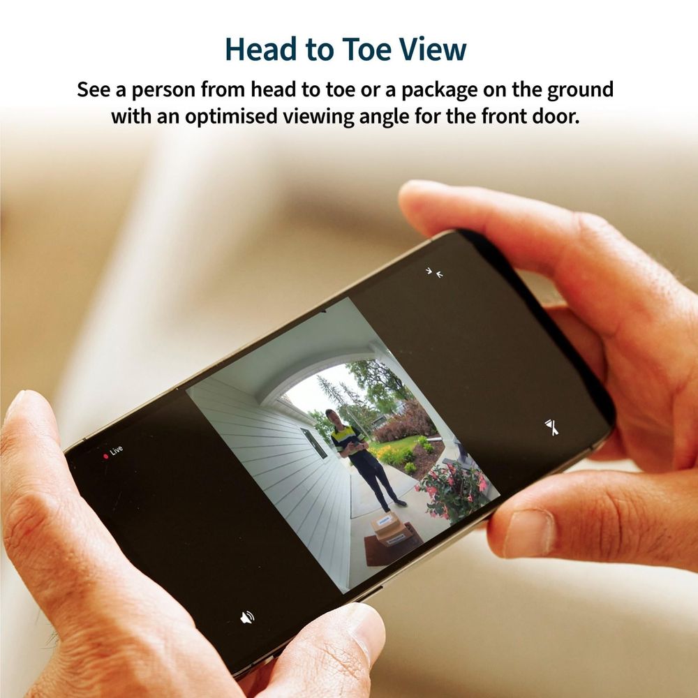 Arlo Essentials 2K Video Doorbell (2nd Generation) [Wired/Battery]