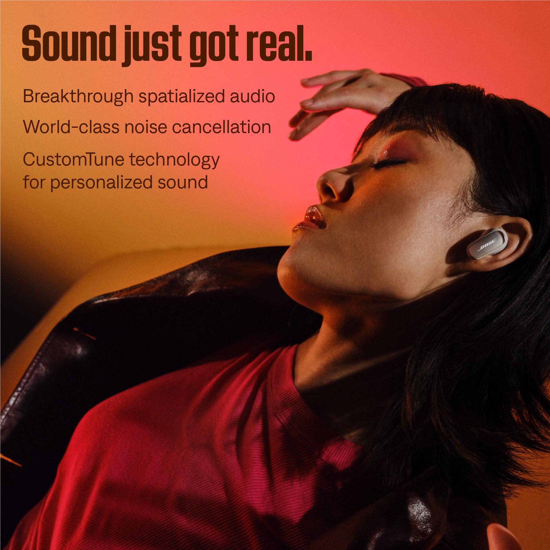 Bose QuietComfort Ultra Noise Cancelling Earbuds (White Smoke)