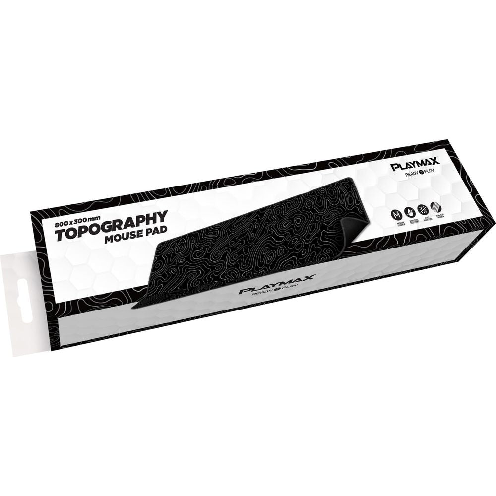 Playmax Topography X2 Mouse Mat (Black)