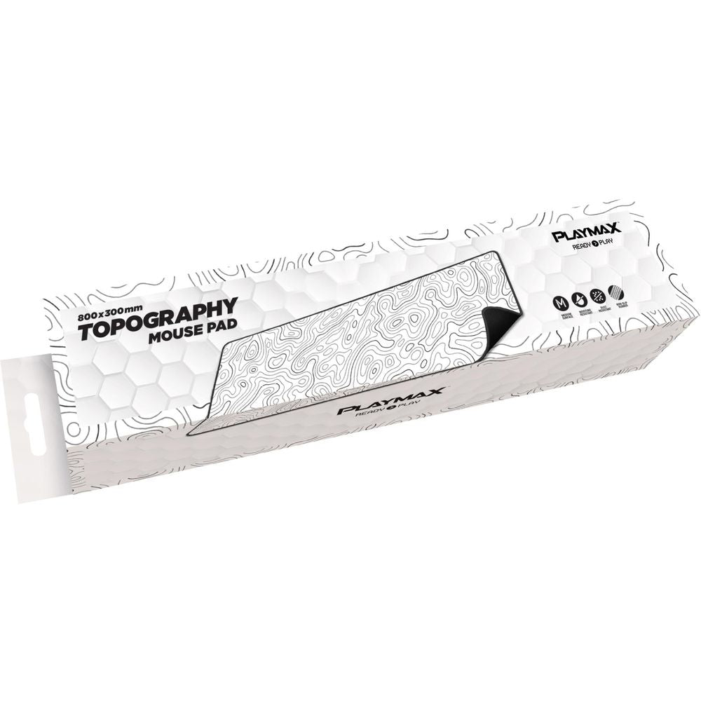 Playmax Topography X2 Mouse Mat (White)