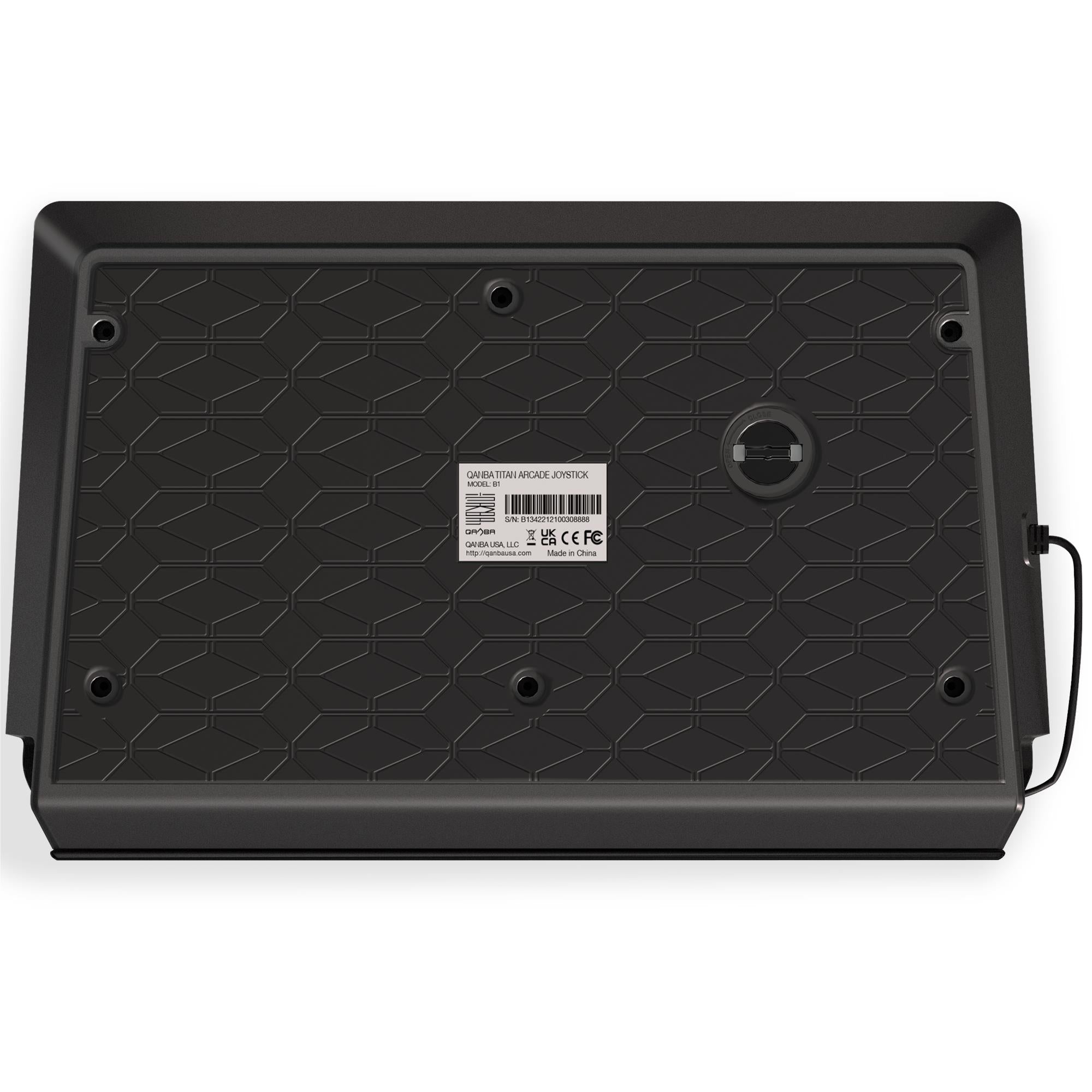 Qanba Titan wired fight stick for PS5, PS4 and PC in black, image 2 - Electronic Gaming Accessories at Tech Supply Shed NZ