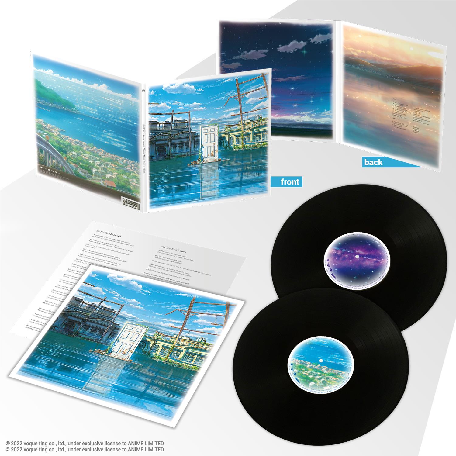 Suzume (Vinyl) - By: Soundtrack (Radwimps & Kazuma Jinnouc