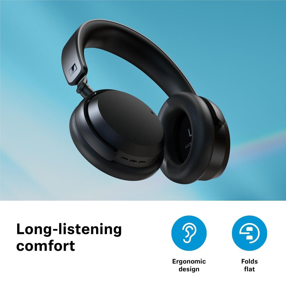 Sennheiser ACCENTUM Wireless Noise Cancelling Over-ear Headphones (White)