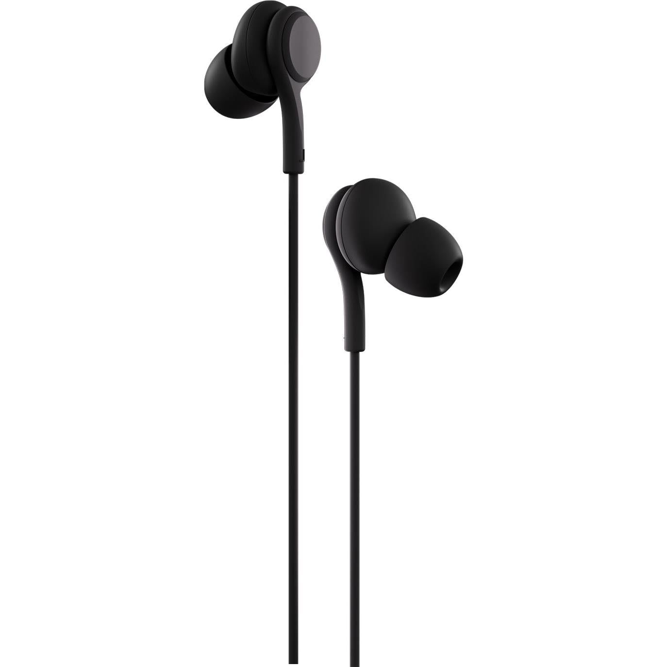 XCD Wired In-Ear with Mic Headphones (Black)