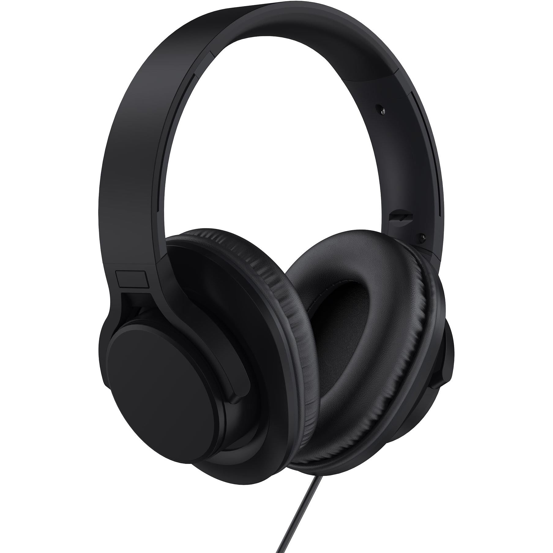 XCD Wired Foldable Over-Ear Headphones (Black)